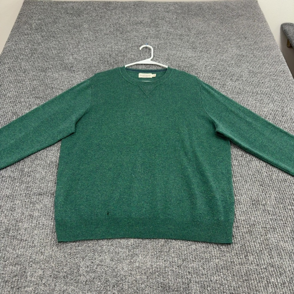 Duck Head Sweater Mens XL Green Knit Crewneck Casual Preppy Style